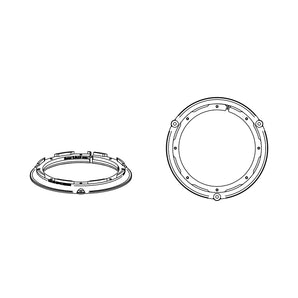 Helix Compose FlexMount 165 CFMK165 FOR.1 6.5 Inch Midbass Adaptor for Ford