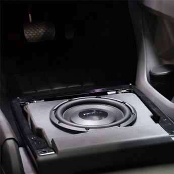 VW Volkswagen Transporter T5 T6 T6.1 Under Seat MDF Sub Box Subwoofer Enclosure-2