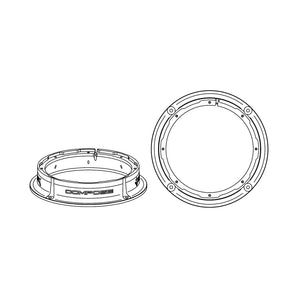 Helix Compose FlexMount 200 CFMK200 AUD.1 8 Inch Woofer Adaptor for Audi