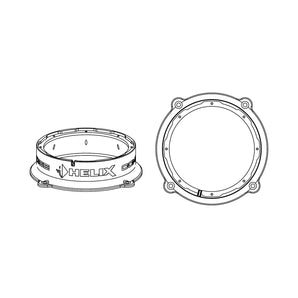 Helix Compose FlexMount 200 CFMK200 AUD.3 8 Inch Woofer Adaptor for Audi