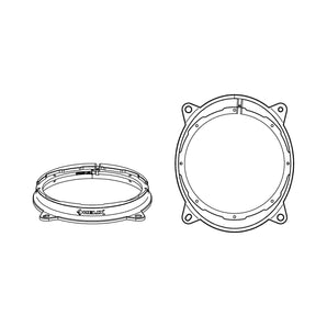 Helix Compose FlexMount 200 CFMK200 LEX.1 8 Inch Woofer Adaptor for Lexus