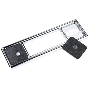 RetroSound Faceplate Chrome with Black Pebbled Inserts 308-409 for RetroRadio