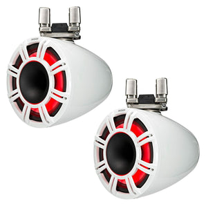 Kicker 44KMTC114W KM Marine 11" Horn Tower Speakers 300w RMS