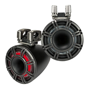 Kicker 44KMTC114 KM Marine 11" Horn Tower Speakers 300w RMS