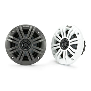 Kicker 45KM44 KM Marine 4" Coaxial Speakers 50w RMS