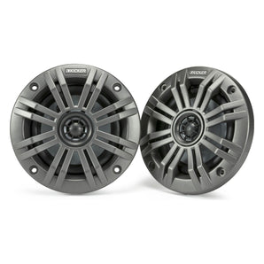 Kicker 45KM44 KM Marine 4" Coaxial Speakers 50w RMS