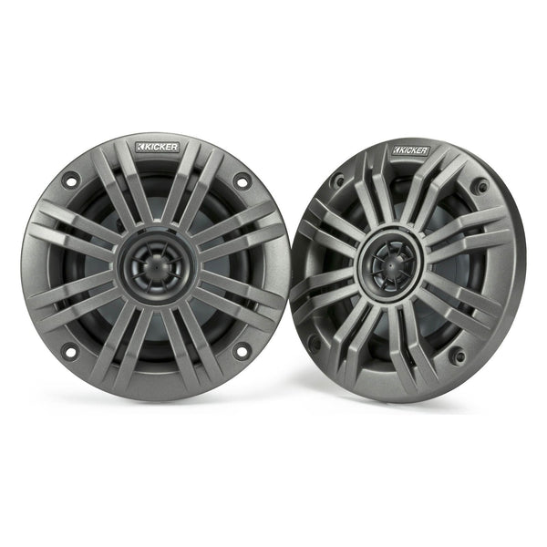 Kicker 45KM44 KM Marine 4" Coaxial Speakers 50w RMS