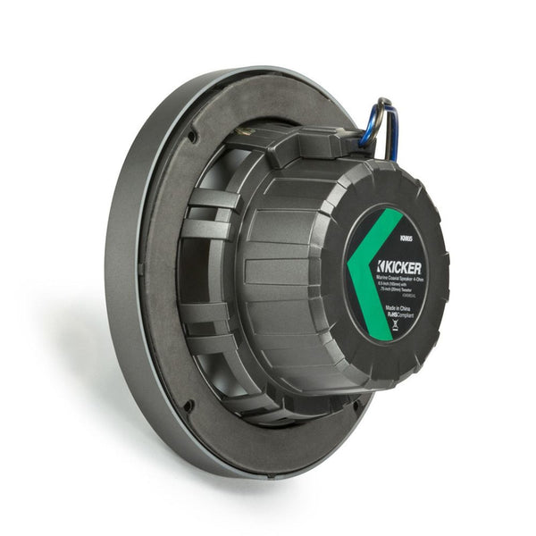 Kicker 45KM84L KM Marine 8" LED Coaxial Speakers 150w RMS