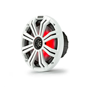 Kicker 45KM84L KM Marine 8" LED Coaxial Speakers 150w RMS