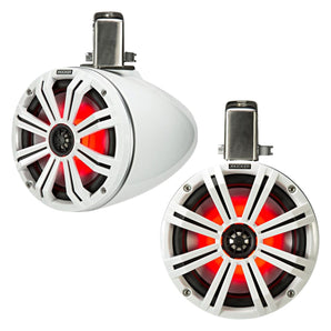 Kicker 45KMTC8W KM Marine 8" Tower Coaxial Speakers 150w