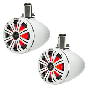 Kicker 45KMTC8W KM Marine 8" Tower Coaxial Speakers 150w