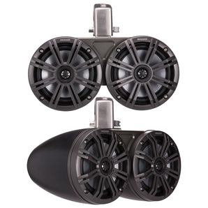Kicker 45KMTDC65 KM Marine 6.5" Dual Tower Speaker 130w RMS