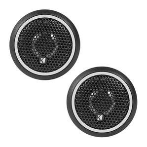 Kicker 46CST204 0.75" Titanium Dome Tweeters 50w RMS Pair