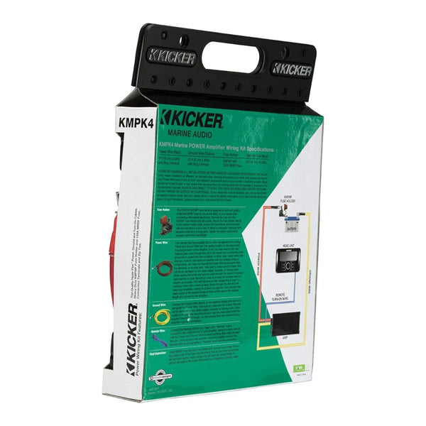 Kicker 47KMPK4 Marine Amplifier Wiring Kit 4 AWG Tinned OFC