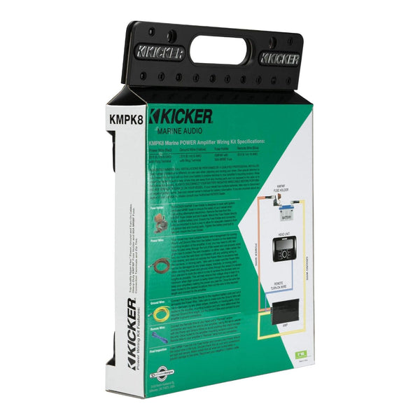 Kicker 47KMPK8 Marine Amplifier Wiring Kit 8 AWG Tinned OFC