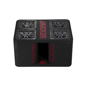 Kicker 47QL7R122 Quad 12 Inch L7R Ported Loaded Subwoofer Enclosure 2400w RMS - CEN