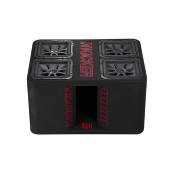 Kicker 47QL7R122 Quad 12 Inch L7R Ported Loaded Subwoofer Enclosure 2400w RMS - CEN