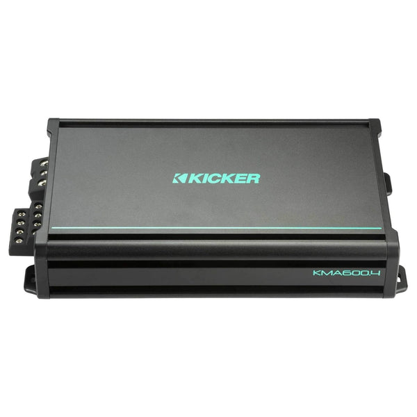 Kicker 48KMA6004 KM Marine 4 Channel Amplifier 600w RMS