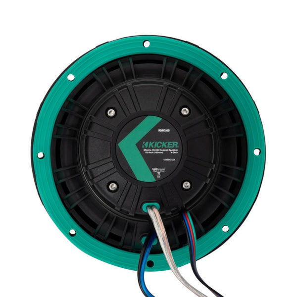 Kicker 48KMXL654 KM Marine 6.5" Coaxial Speakers 150w RMS