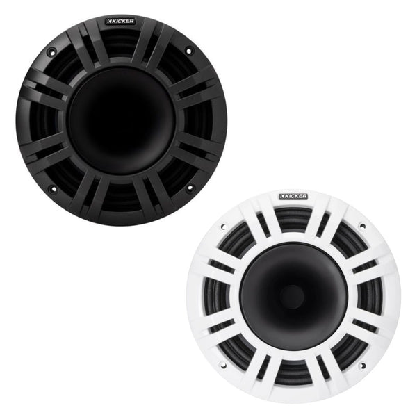 Kicker 48KMXL84 KM Marine 8" Coaxial Speakers 250w RMS