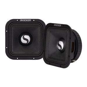 Kicker 49ST7MR4 7 Inch Square Midrange Speakers 250w RMS