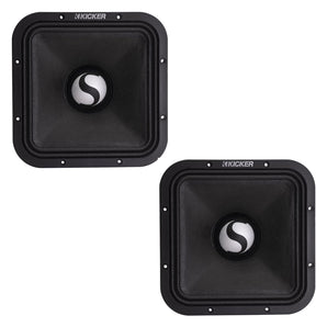 Kicker 49ST9MR4 9 Inch Square Midrange Speakers 300w RMS