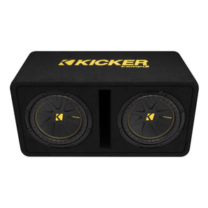 Kicker 50DCWC102 Dual 10 Inch CompC Ported Loaded Subwoofer Enclosure 300w 2ohm - CEN