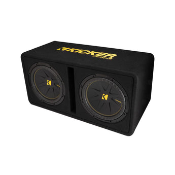 Kicker 50DCWC122 Dual 12 Inch CompC Ported Loaded Subwoofer Enclosure 600w 2ohm - CEN