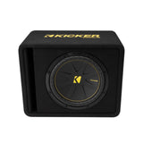 Kicker 50VCWC124 Sub 12 Inch CompC Ported Loaded Subwoofer Enclosure 300w 4ohm - CEN