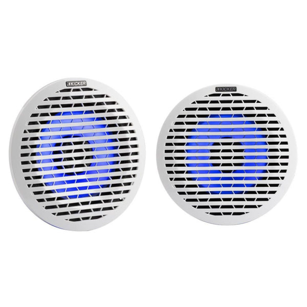 Kicker 51KM614FL KM Marine 6.5" Coaxial Speakers 65w RMS