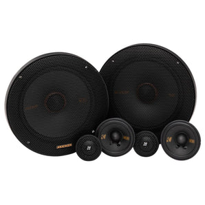 Kicker 51KSS365 6.5" 3 Way Component Speakers 80w RMS