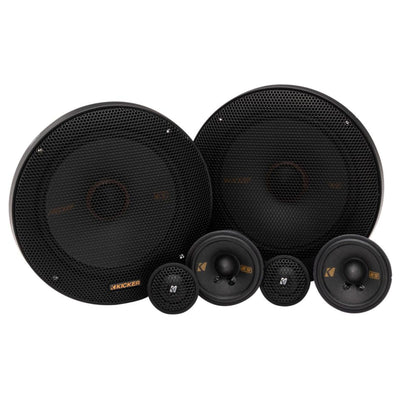 Kicker 51KSS365 6.5" 3 Way Component Speakers 80w RMS