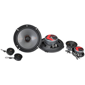 Kicker 51KSS365 6.5" 3 Way Component Speakers 80w RMS