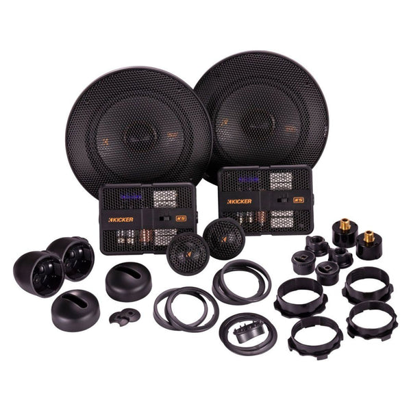 Kicker 51KSS504 5.25" 2 Way Component Speakers 100w RMS