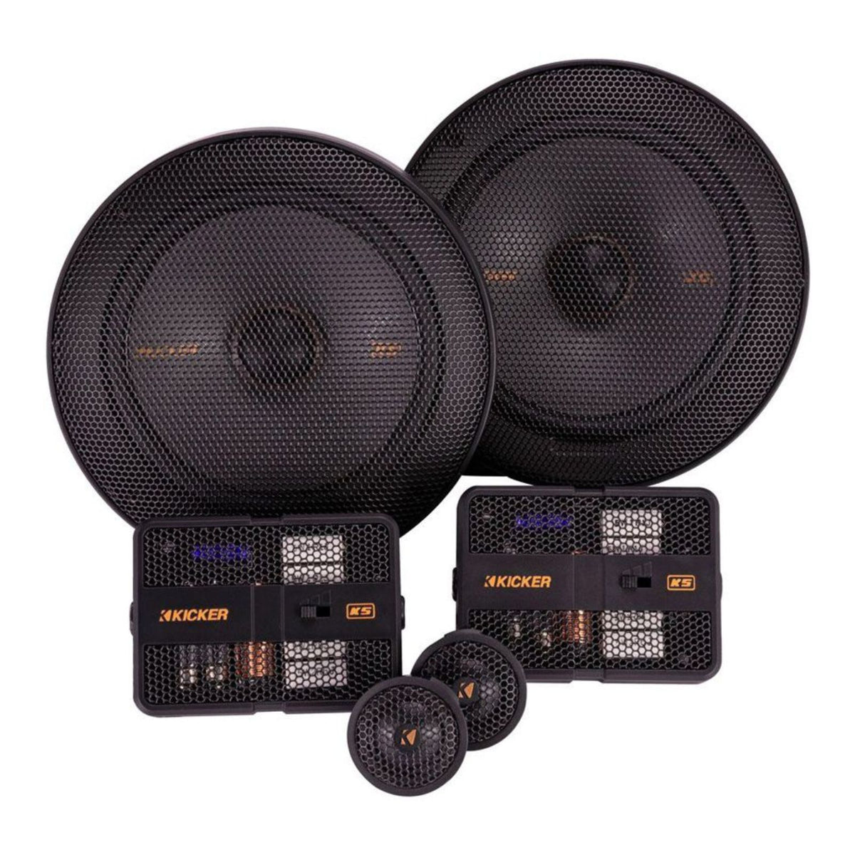 Kicker 51KSS6504 6.5" 2 Way Component Speakers 125w RMS