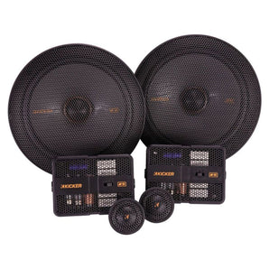 Kicker 51KSS6704 6.75" 2 Way Component Speakers 125w RMS