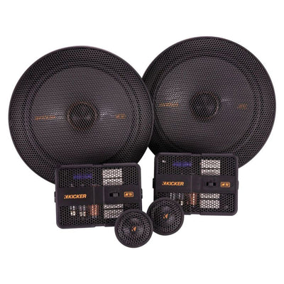 Kicker 51KSS6704 6.75" 2 Way Component Speakers 125w RMS