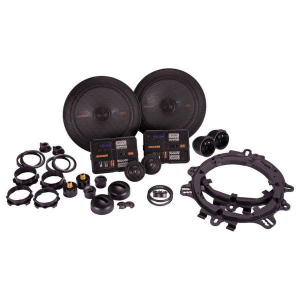 Kicker 51KSS6704 6.75" 2 Way Component Speakers 125w RMS
