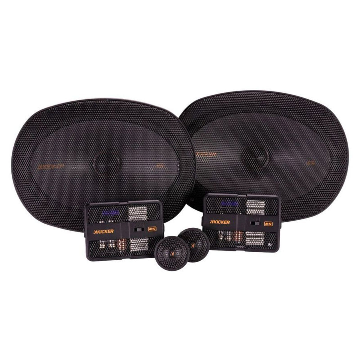 Kicker 51KSS6904 6x9" 2 Way Component Speakers 150w RMS