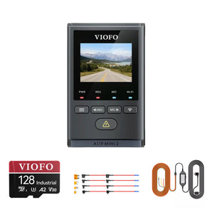 Viofo A119 Mini 2 Dash Cam HK4 Hardwire Kit 128GB Bundle