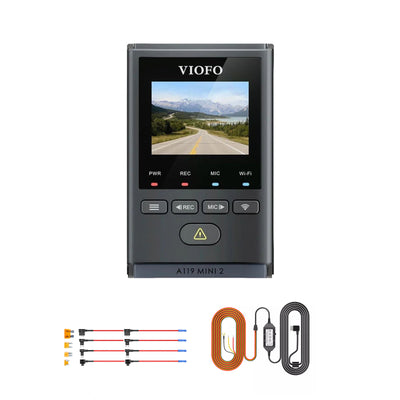 Viofo A119 Mini 2 Dash Cam HK4 Hardwire Kit 8pcs Fuse Bundle