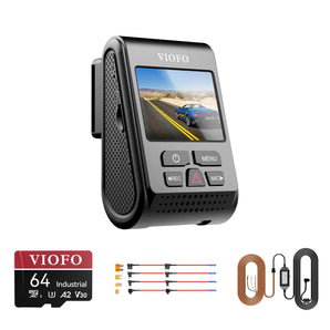 Viofo A119 V3 dash cam bundle with HK3 hardwire kit, 8pcs fuse taps and 64GB card
