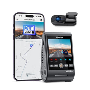Viofo A229 Plus 2CH Dash Cam Front Rear 2 Channel 2K
