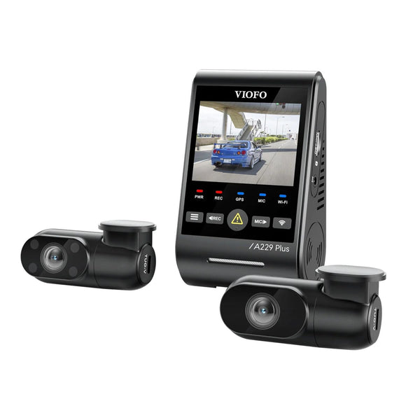 Viofo A229 Plus 3CH front, rear and cabin dash cam