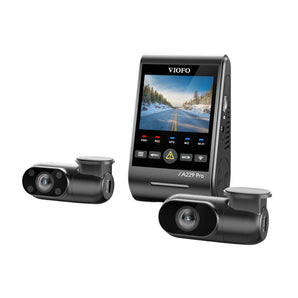 Viofo A229 Pro 3CH Dash Cam 3 Channel Front Rear Cabin 4K