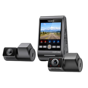 Viofo A229 Ultra 3CH Dash Cam 3 Channel Front Rear Cabin 4K