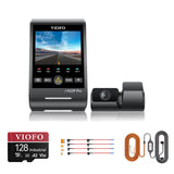 Viofo A229 Pro 2CH dash cam bundle with HK4 hardwire kit, 8pcs fuse taps and 128GB card