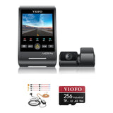 Viofo A229 Pro 2CH Dash Cam HK4 Hardwire Kit 256GB Bundle