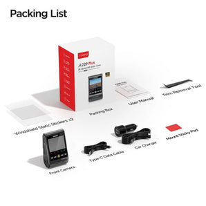 Viofo A229 Plus 1CH Dash Cam Front 1 Channel 2K Quad HD