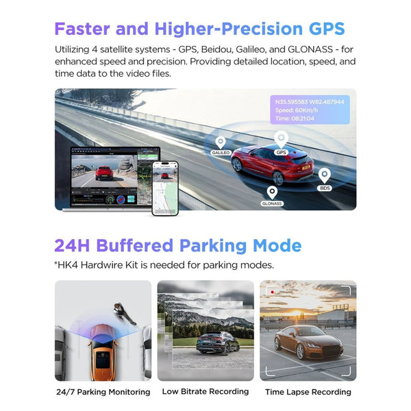 Viofo A229 Pro 1CH Dash Cam Front 1 Channel 4K Ultra HD